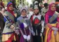 Caption: SDIT Andalusia Kota Parepare, nengikuti Lomba drumband yang di gelar Pemerintah Kota (Pemkot), melalui Dinas Pemuda Olahraga dan Pariwisata (Disporapar), dalam menyambut Hari Ulang Tahun (HUT) Republik Indonesia (RI) ke-79, Sabtu (10/8/2024).