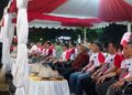 Tamu undangan di acara launching pengawasan partisipatif Bawaslu Parepare di Lapangan Andi Makkasau, Sabtu (21/09/2024) malam. Foto: Abnu/Pijarnewscom