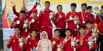 Atlet Takraw Beregu Putra Sumbang Emas untuk Sulsel