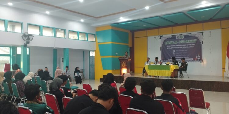 Lembaga Dakwah Mahasiswa (LDM) Al-Madani IAIN Parepare menggelar Tadrib Al-Mudarribin Gedung Balai Seni IAIN Parepare, Rabu (18/09/2024). Foto Rafli/Pijarnews.com