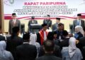 Foto: Ikbal/Pijarnews.com
Caption: 25 Anggota DPRD Kota Parepare terpilih periode 2024-2029 resmi dilantik, Senin (2/9/2024).