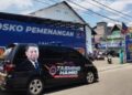 Posko pemenangan TSM-MO di Jalan Sulawesi, Ujung Sabbang. Foto: Abnu-Ainul/Pijarnewscom.