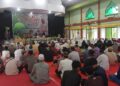 Majelis Selawat Nurul Musthofa Parepare menggelar maulid akbar yang berlangsung di Gedung Islamic Centre, Mallusetasi, Kecamatan Ujung, Kota Parepare, Rabu (02/10/2024). Foto: Rafli