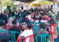 Foto: Ikbal/Pijarnews  Caption: Suasana kampanye tatap muka pasangan calon Wali Kota dan wakil Wali Kota Parepare nomor urut 1 Andi Nurhaldin Nurdin Halid dan Taqyuddin Djabbar (ANH-TQ) di Jalan Kusuma, Kelurahan Kampung Baru, Kecamatan Bacukiki Barat, Kota Parepare, Kamis (10/10/2024).