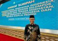 Wakil Rektor Bidang Akademik dan Kemahasiswaan Unhas, Prof. Muhammad Ruslin, drg., M.Kes., Ph.D., Sp.B.M.M., Subsp.Ortogmat-D (K) dilantik sebagai Ketua Kolegium Bedah Mulut dan Maksilofasial