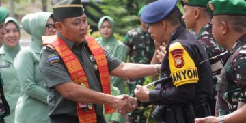 Kunker Pangdam XIV/Hasanuddin disambut langsung, Pj Wali Kota Parepare, Abdul Hayat Gani dan unsur Forkopimda Kota Parepare