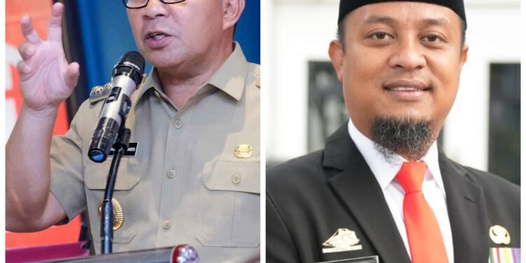 Calon gubernur Sulsel, Danny Pomanto (kiri) dan Andi Sudirman Sulaiman