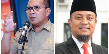 Calon gubernur Sulsel, Danny Pomanto (kiri) dan Andi Sudirman Sulaiman