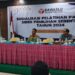 Anggota Bawaslu Sulsel, Saiful Jihad membuka dan memberikan sambutan diacara pelatihan patroli siber, Senin (25/11/2024)---Foto: Ikbal/Pijarnews---