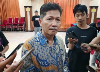 Anggota Bawaslu Sulsel Saiful Jihad saat kunjungan ke Kota Parepare. --Foto: Ikbal/Pijarnews--