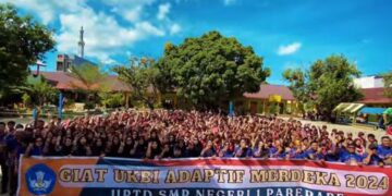 SMPN 1 Parepare Sukses Gelar UKBI Adaptif Merdeka, Motivasi dan Kemahiran Berbahasa Peserta Didik Meningkat