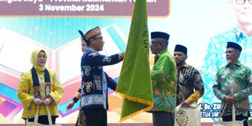 Malam Taaruf dan Haflah Tilawah Al Quran  MTQ Korpri Tingkat Nasional, yang dilaksanakan di Aula Jayang Tingang, Kantor Gubernur Kalimantan Tengah, Palangkaraya, Ahad malam, (3/11/2024)