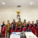 PPjs Wali Kota Makassar, Andi Arwin Azis, melepas tim atlet Taekwondo Balaikota Makassar yang akan bertanding di Kejuaraan Nasional Taekwondo Keluarga Besar Putra-Putri (KBPP) Polri Jatim Cup 2 Tahun 2024 pada 7-10 November 2024 di Jawa Timur