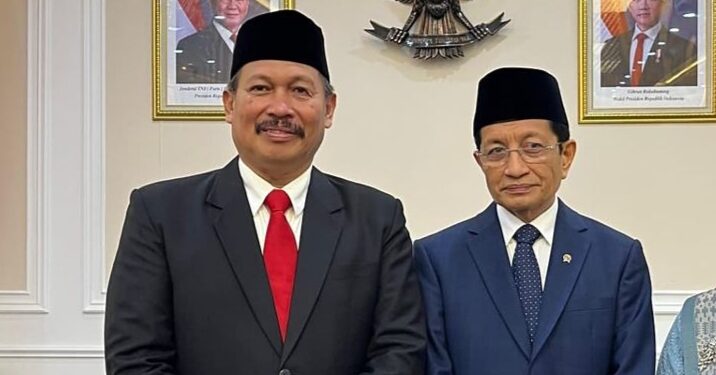 Ali Yafid (Kiri) bersama Menag RI, Nasaruddin Umar. --Foto: Ali Yafid/Instagram--