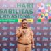 Kepala Dinas Sosial Pinrang, Rusli memberikan sambutan Hari Disabilitas Internasional 2024 di SLBN 1 Pinrang, Selasa (3/12/2024). --Foto: Faizal Lupphy/Pijarnews.com--