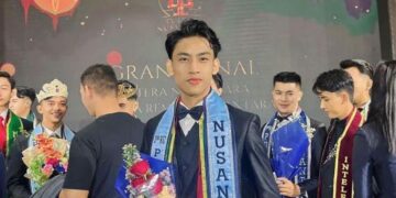 Muhammad Fajrin, saat dinobatkan sebagai Juara Putra Remaja Nusantara tahun 2023 lalu di Surabaya