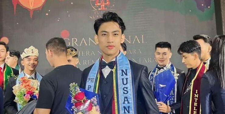 Muhammad Fajrin, saat dinobatkan sebagai Juara Putra Remaja Nusantara tahun 2023 lalu di Surabaya