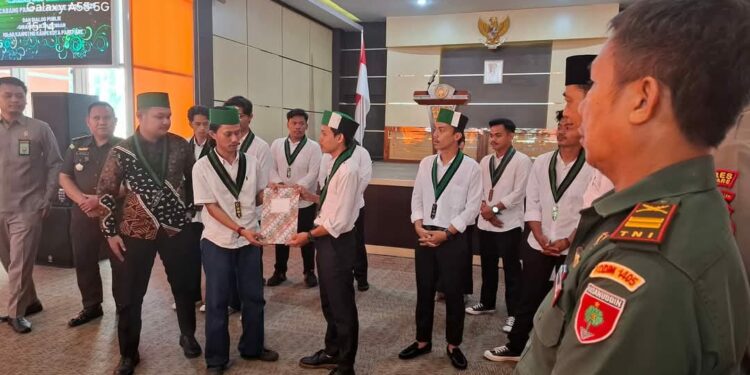 Pelantikan pengurus HMI Cabang Parepare di Auditorium BJ Habibie, Kompleks Rumah Jabatan Wali Kota Parepare, Selasa (17/12/2024) kemarin.