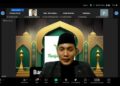 Founder Masjidpreneur, Askar Al Makassari saat menyampaikan materinya lewat talkshow virtual, Rabu (25/12/2024)