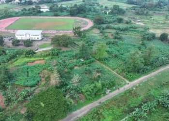 Penampakan lahan yang akan dibangun di Stadion Sudiang, Makassar, Sulsel. (Foto: Humas Pemprov Sulsel)