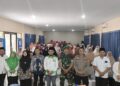 Foto bersama usai Pengukuhan Pengurus Badan Koordinasi Kelompok Forum Komunikasi Taman Pendidikan Al-Qur'an (BKK FKTPQ) Kecamatan Biringkanaya  di Aula Kecamatan Biringkanaya, Kamis (9/1/2025).