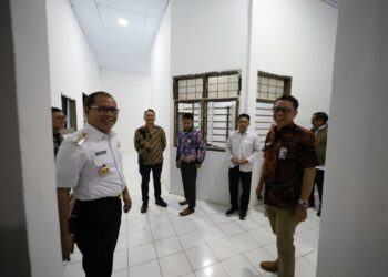 Wali Kota Makassar Moh Ramdhan Pomanto mendatangi Kantor Perwakilan Ombudsman Sulawesi Selatan (Sulsel) di Jalan Hertasning, Rabu (15/1/2025)