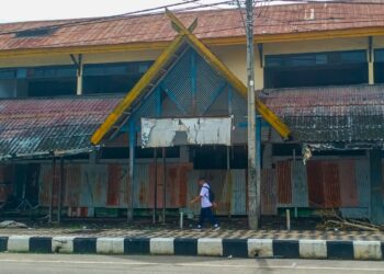 Bangunan Eks Cahaya Ujung atau CU di Jalan Bau Massepe, Kecamatan Ujung, Kota Parepare. (Foto: Faizal Luppjy)