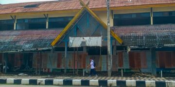 Bangunan Eks Cahaya Ujung atau CU di Jalan Bau Massepe, Kecamatan Ujung, Kota Parepare. (Foto: Faizal Luppjy)