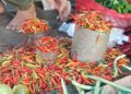 Cabai rawit di Pasar Lakessi (Foto: ist)