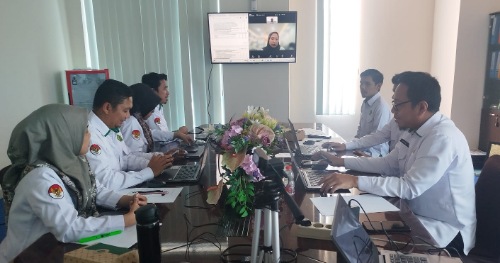 Kegiatan Penilaian Melalui Zoom Meeting IAIN Parepare. Foto: -Ist-