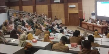 Suasana rapat koordinasi yang digelar Pemprov Sulsel terkait swasembada dan kemandirian pangan.--Foto:Ist--