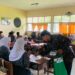 Tim Sosialisasi Penerimaan Mahasiswa Baru (PMB) IAIN Parepare  di salah satu SMA di Barru, Kamis (6/2/2025)