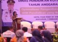 Pelaksana Harian (Plh) Kepala Dinas Pendidikan Kota Makassar, Nielma Palamba membahas prioritas program dan kegiatan pembangunan pendidikan, yang digelar di Hotel Four Point by Sheraton, Jumat (7/2/2025)