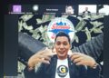 Founder dan CEO Global Genius, Askar Al Makassari dalam seminar bisnis Genius Selling “Strategi Terbaru dan Terampuh Dunia Penjualan” secara virtual, Sabtu sore (15/2/2025)