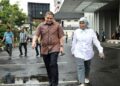 Wali Kota Makassar dan Wakil Wali Kota Makassar terpilih, Munafri Arifuddin dan Aliyah Mustika Ilham baru saja menjalani pemeriksaan kesehatan di Kantor Kementerian Dalam Negeri (Kemendagri), pada Senin (17/2/2025)