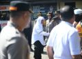 Di hari terakhir masa jabatannya sebagai Ketua TP PKK Kota Makassar, Indira Yusuf Ismail menemani Wali Kota Makassar, Moh Ramdhan Pomanto, silaturahmi sekaligus berpamitan dengan seluruh pimpinan Forkopimda Kota Makassar, Rabu (19/2/2025)