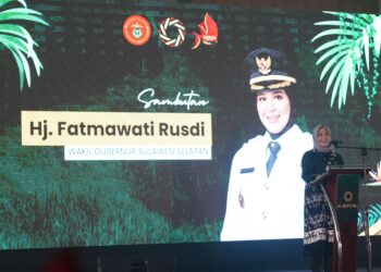 Wakil Gubernur Sulsel, Fatmawati Rusdi, menghadiri Sidang Umum Majelis Perhimpunan Organisasi Ikatan Alumni Perguruan Tinggi Negeri Indonesia (HIMPUNI), yang dilaksanakan di Hotel Four Point by Sheraton Makassar, Jumat (21/2/2025)