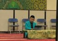 Ustaz Muh. Yusuf, M.Pd, Dosen IAIN Parepare  menyampaikan tausiah di Masjid Al Hikmah di New York, Amerika Serikat pada Sabtu (22/2/2025)