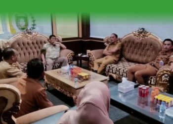 Pimpinan DPRD Kota Parepare mengikuti rapat koordinasi secara virtual bersama Menteri Dalam Negeri, Tito Karnavian, Senin (3/2/2025)