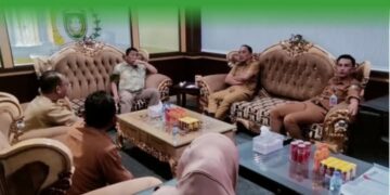 Pimpinan DPRD Kota Parepare mengikuti rapat koordinasi secara virtual bersama Menteri Dalam Negeri, Tito Karnavian, Senin (3/2/2025)