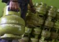 LPG 3 kilogram subsidi berwarna hijau atau yang selama ini dikenal dengan istilah "gas melon"