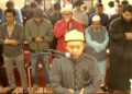 Indonesian Muslim Community melaksanakan salat  di Masjid Al-Hikmah daerah Astoria, New York, Amerika Serikat