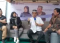 Diskusi serial bertajuk "Dampak Efisiensi Anggaran terhadap Media" yang digelar di acara Ramadan Project Fest, Makassar by hn.event, Jumat (14/3/2025)