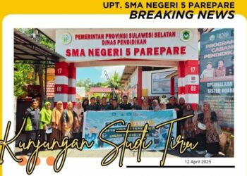 UPT SMA Negeri 5 Parepare Jadi Inspirasi: Sambut Baik Kunjungan Studi Tiru dari UPTD SMA Negeri 2 Tapalang Sulawesi Barat