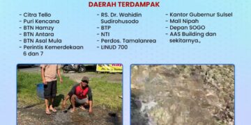 Kebocoran Pipa Air di Wilayah Perintis, Perumda Air Segera Mengerjakan 2×24 Jam