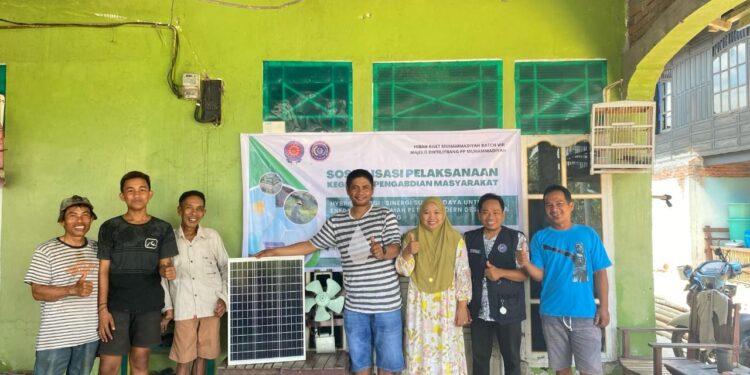 Tim Pengabdian Masyarakat UMPAR Kembangkan Sistem Hybrid Energi untuk Rumah Petani Modern