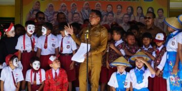 FLS2N di SDN 5 Amparita, Bupati Sidrap Minta Semua Kecamatan Gelar Lomba