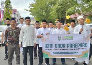 ICMI Parepare Gaungkan Muhasabah dan Ukhuwah di Pawai 1 Muharram