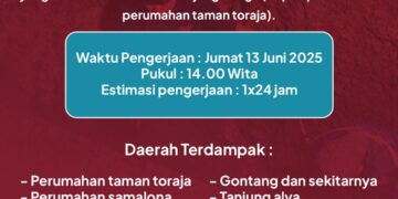 PDAM Makassar Lakukan Koneksi Pipa di Metro Tanjung Bunga, Warga Diimbau Menampung Air