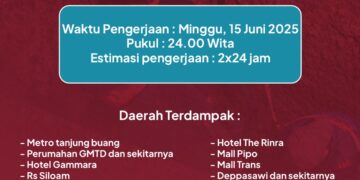 Perbaikan Pipa di Sekitar Instalasi IPA 4, PDAM Imbau Warga Menampung Air